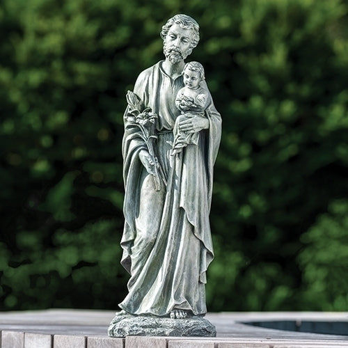 Joseph and Child Garden Statue 20"