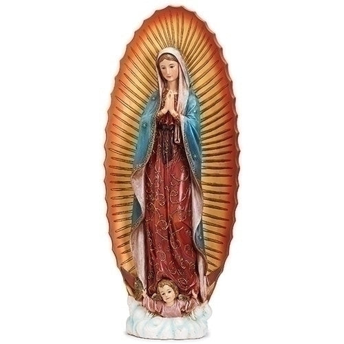 Our Lady of Guadalupe 32" Resin-Stone