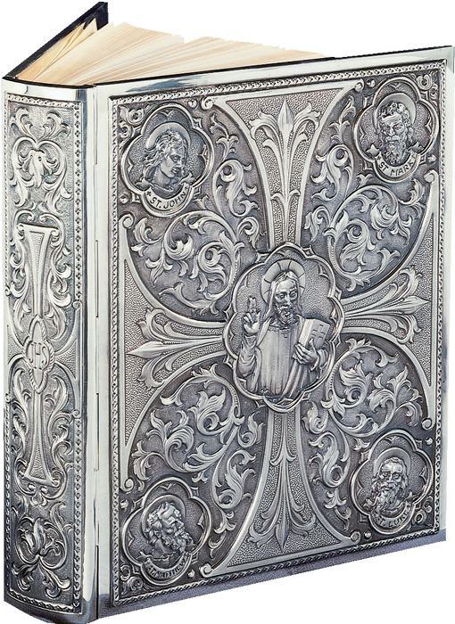 Book Cover with Christ and Evangelists