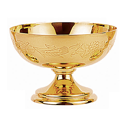 Ciboria with Hand Chased Grape and Wheat Design