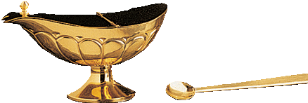 Baroque Ornamented Censer and Boat Set