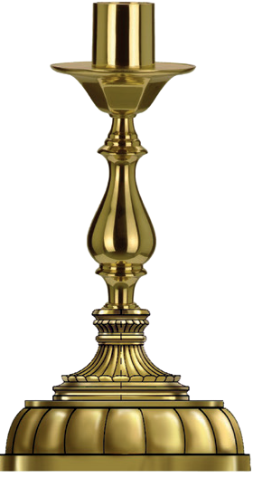 Classic Motif Church Sanctuary Altar Candlestick