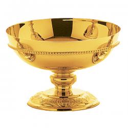 Hand Chiseled Chalice & Scale Paten With Rich Ornamentation