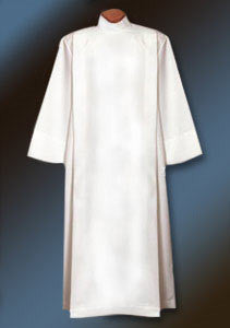 Monk's Cloth Plain Front Wrap Alb