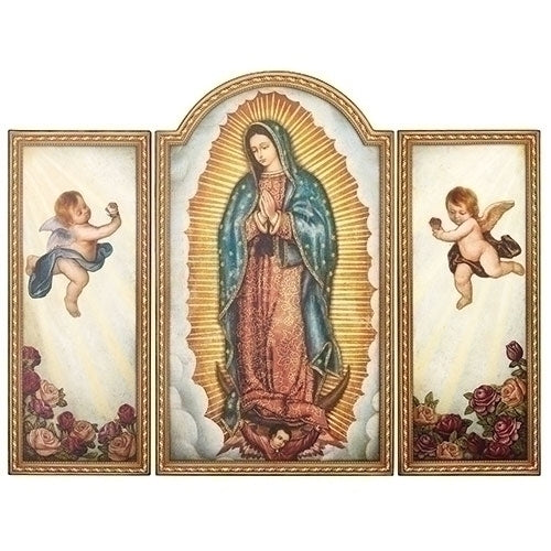 Our Lady of Guadalupe Triptych Panel