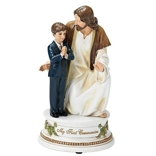 Musical First Communion, Jesus with boy praying figure