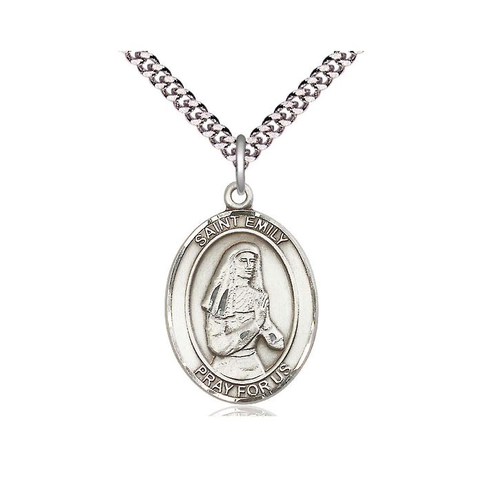St. Emily de Vialar Large Pendant