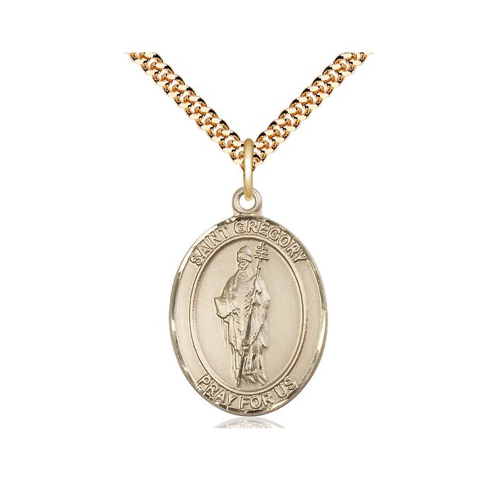 St. Gregory the Great Large Pendant