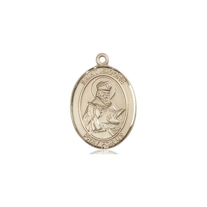 St. Isidore of Seville Large Pendant