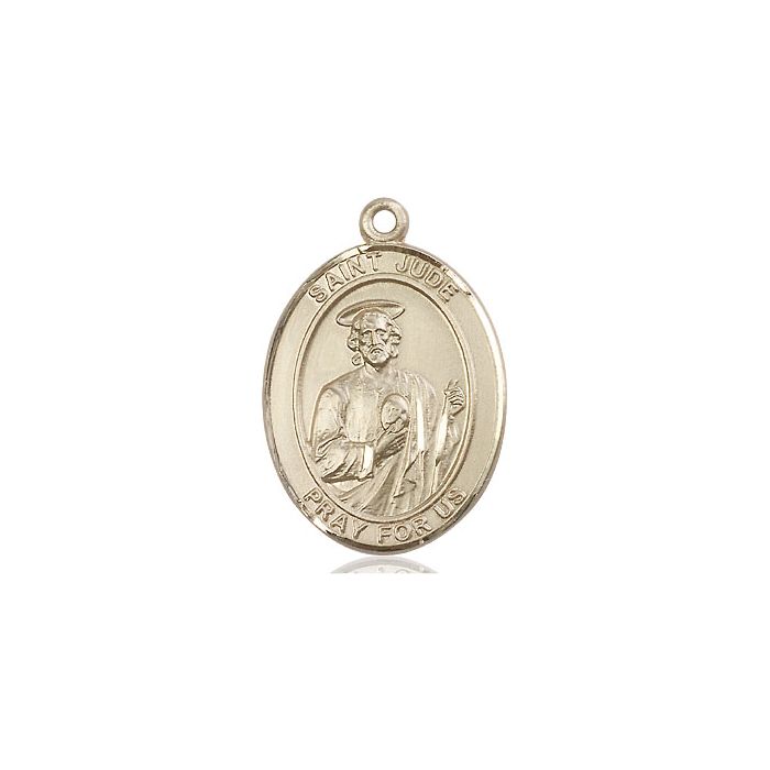 Sterling Silver St. Jude Thaddeus Large Pendant