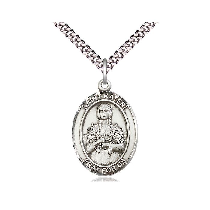 St. Kateri Tekawitha Large Pendant