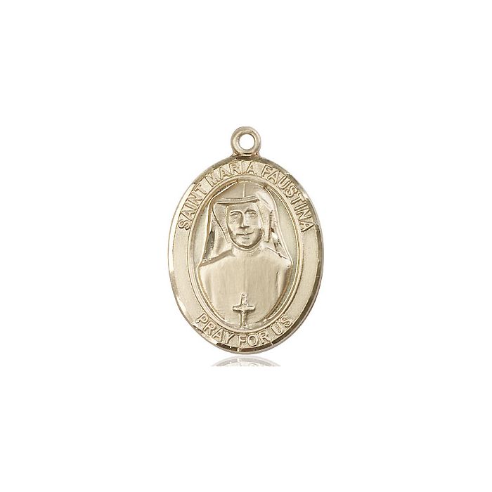 St. Maria Faustina Large Pendant