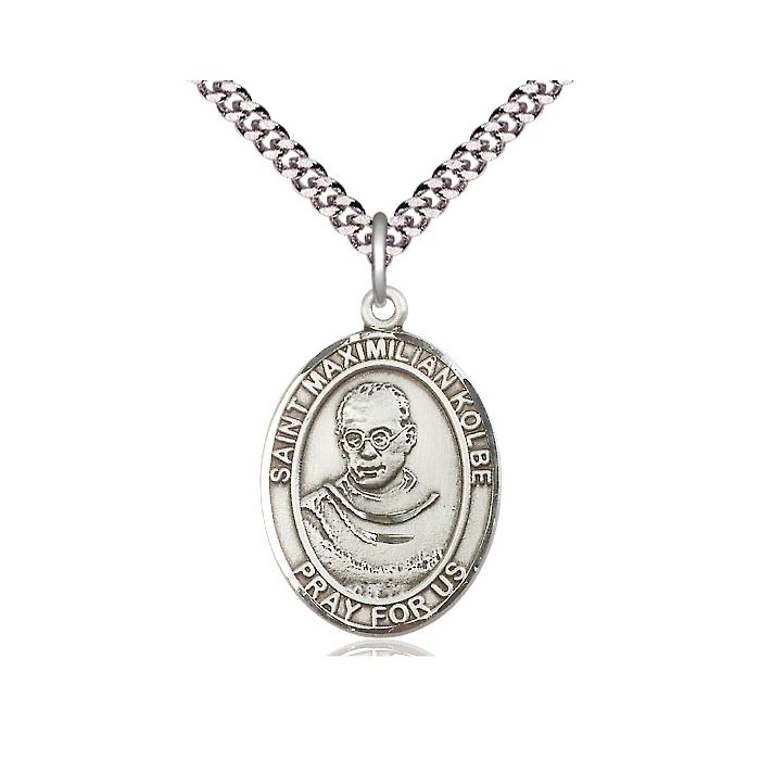 St. Maximilian Kolbe Large Pendant