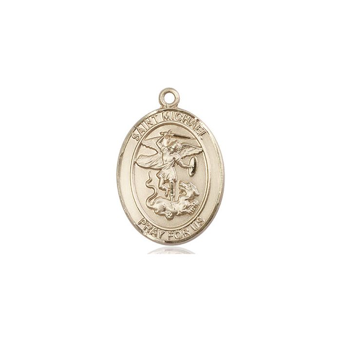 Sterling Silver St. Michael the Archangel Large Pendant