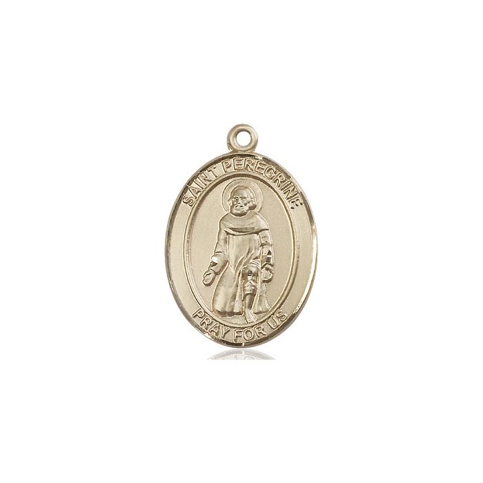 St. Peregrine Laziosi Large Pendant