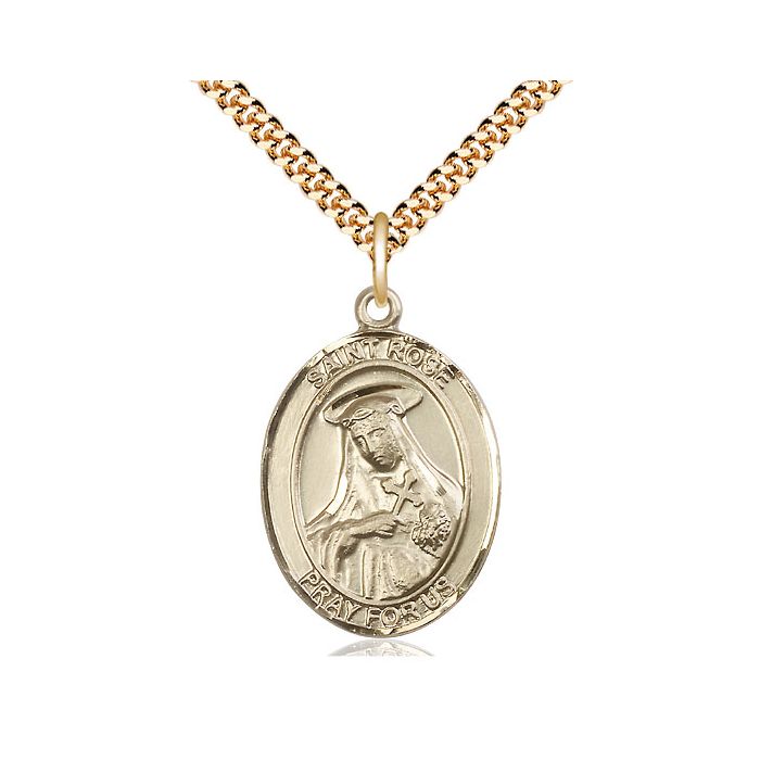 St. Rose of Lima Large Pendant