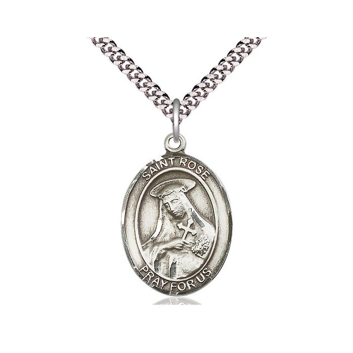 St. Rose of Lima Large Pendant