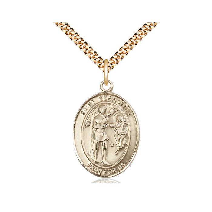St. Sebastian Large Pendant