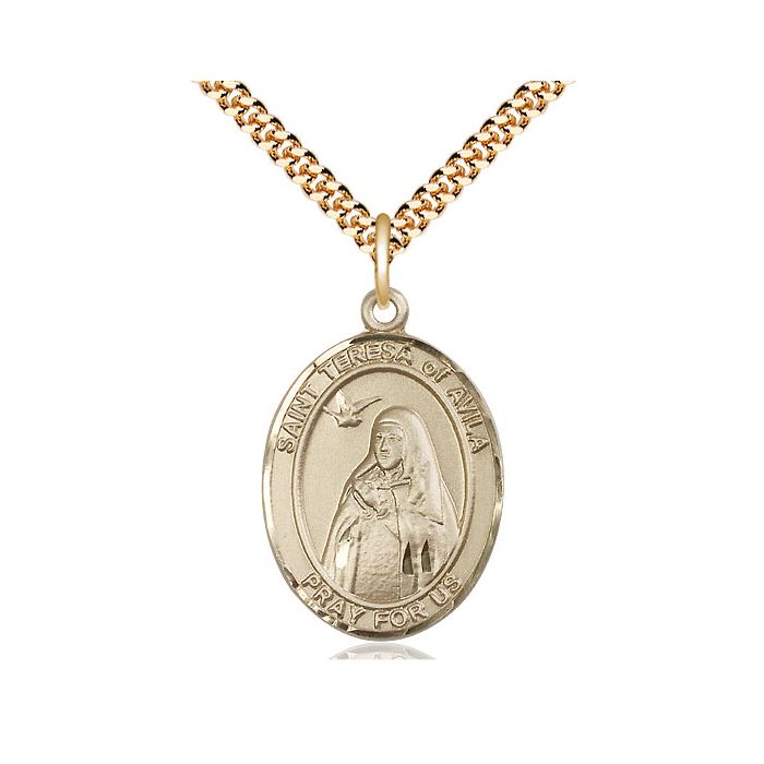 St. Teresa of Avila Large Pendant