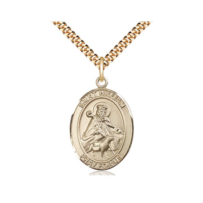 St. William of Rochester Large Pendant