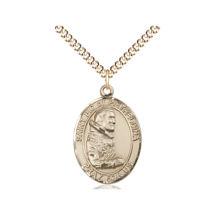 St. Pio of Pietrelcina Large Pendant