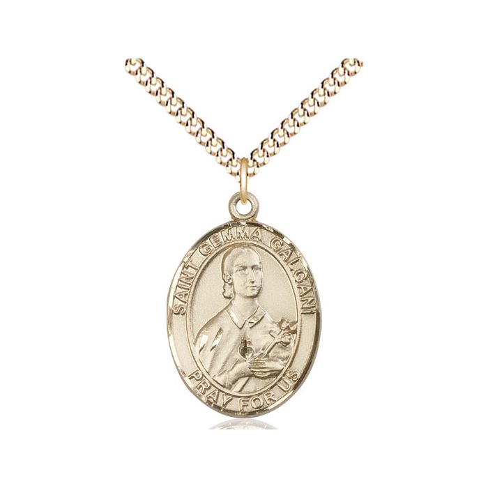 St. Gemma Galgani Large Pendant