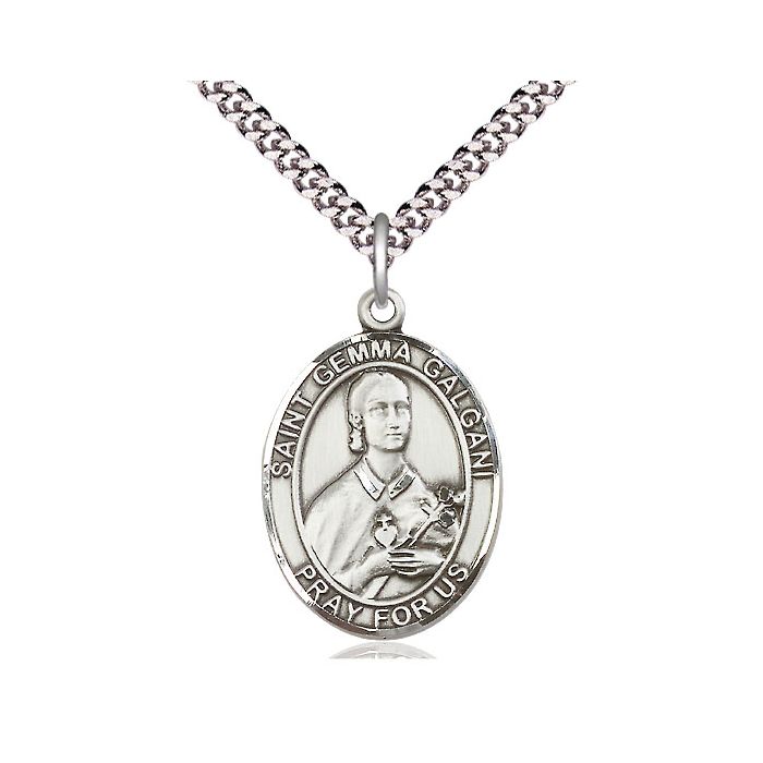 St. Gemma Galgani Large Pendant