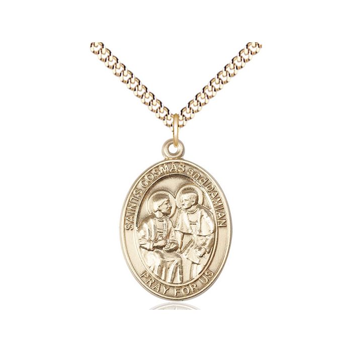 Sts. Cosmas & Damian Large Pendant