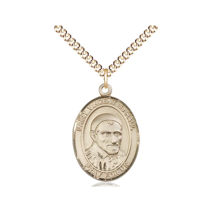 St. Vincent de Paul Large Pendant