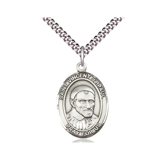 St. Vincent de Paul Large Pendant