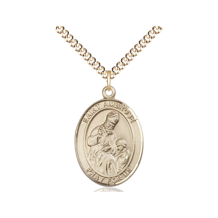 St. Ambrose Large Pendant