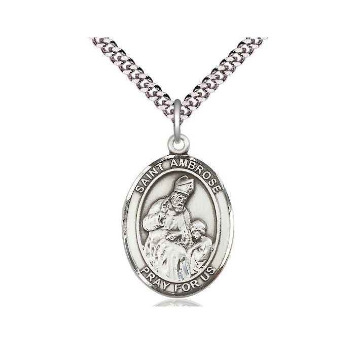 St. Ambrose Large Pendant