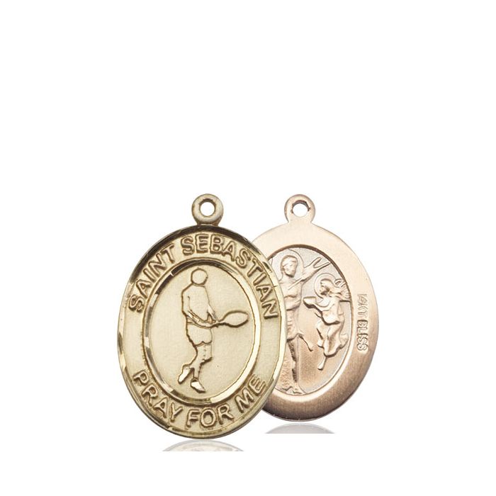 St. Sebastian-Tennis Large Pendant