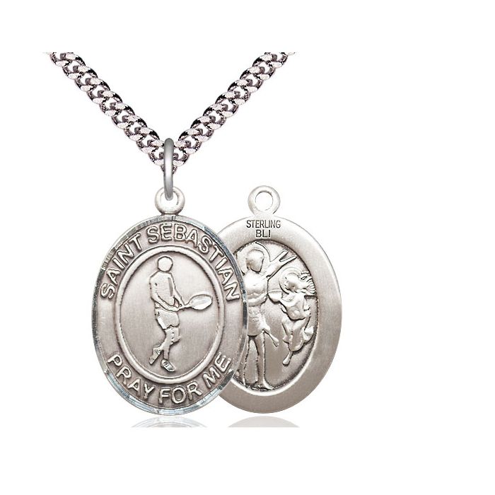 St. Sebastian-Tennis Large Pendant