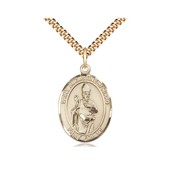 St. Augustine of Hippo Large Pendant