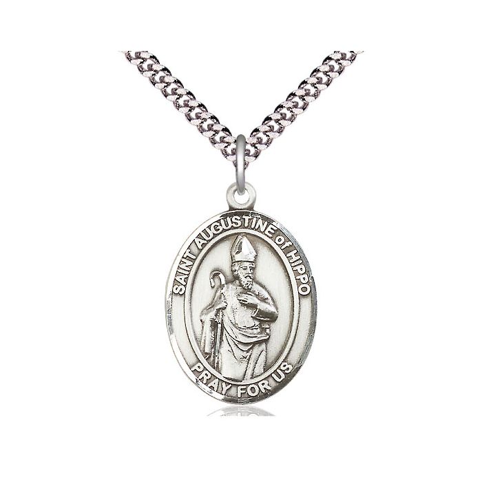 St. Augustine of Hippo Large Pendant