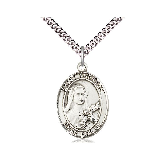 St. Therese of Lisieux Large Pendant