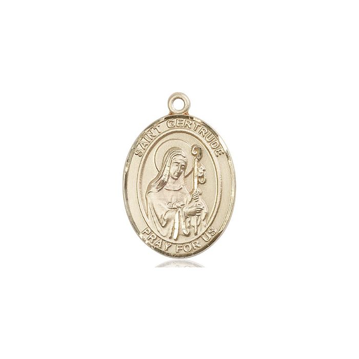 St. Gertrude of Nivelles Large Pendant
