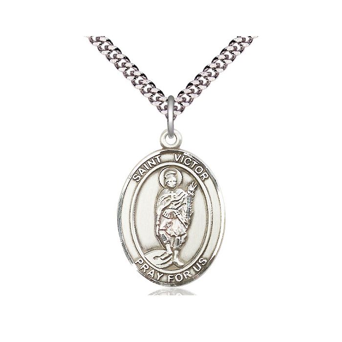 St. Victor of Marseilles Large Pendant