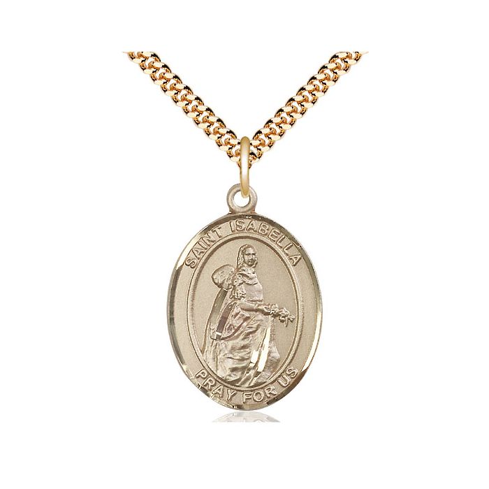 St. Isabella of Portugal Large Pendant