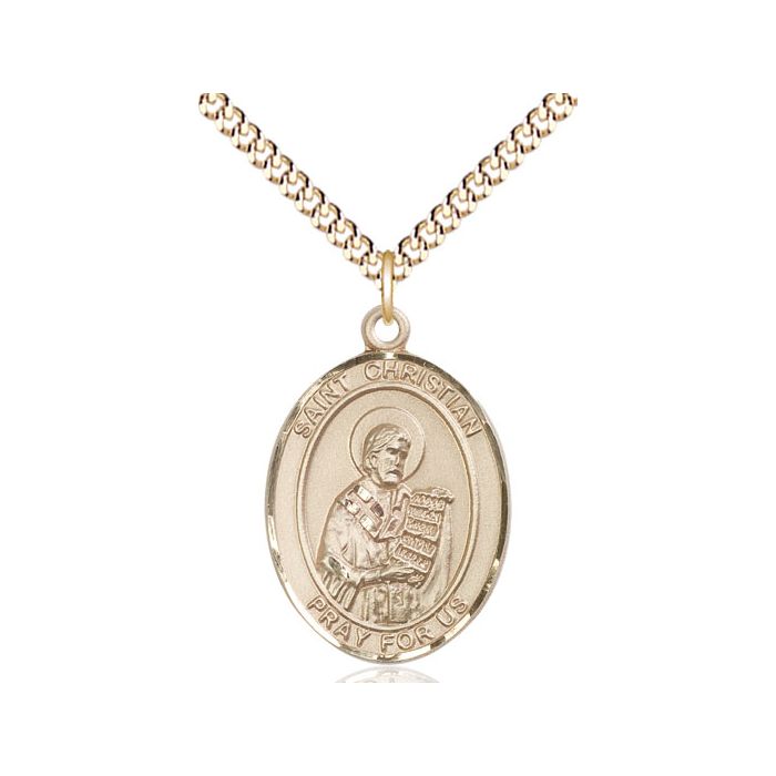 St. Christian Demosthenes Large Pendant