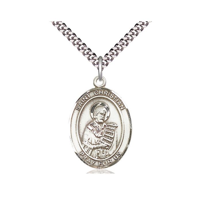 St. Christian Demosthenes Large Pendant
