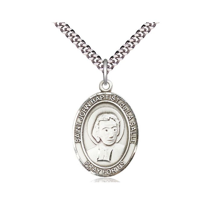 St. John Baptist de La Salle Large Pendant