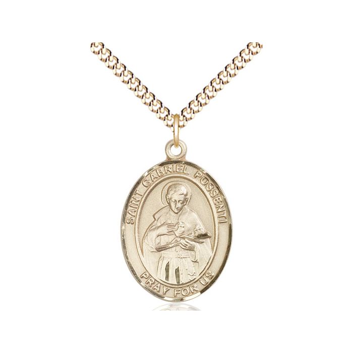 St. Gabriel Possenti Large Pendant