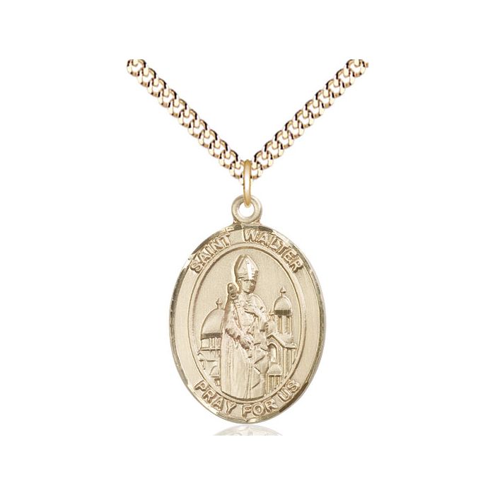 St. Walter of Pontnoise Large Pendant