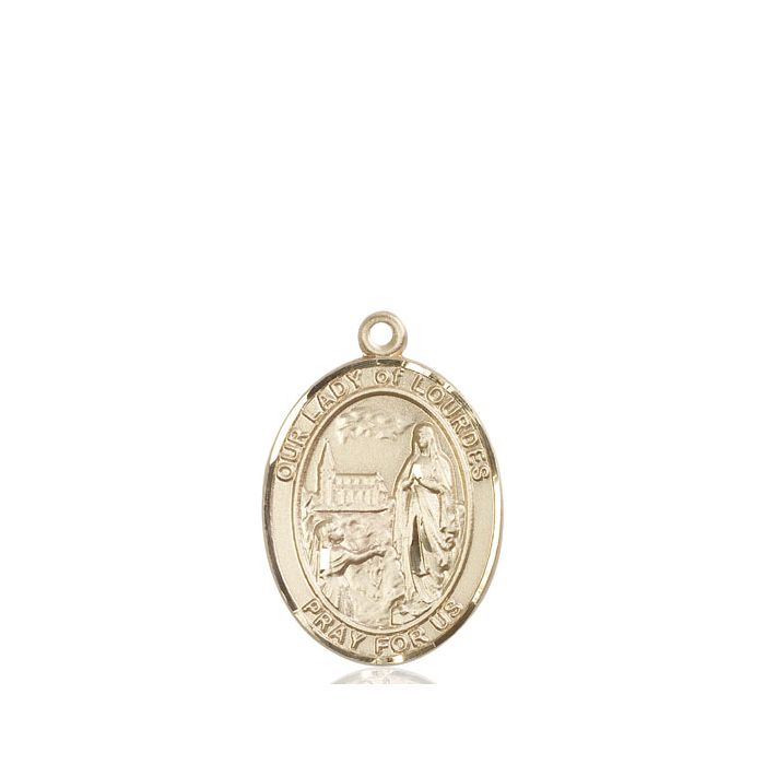 Our Lady of Lourdes Large Pendant