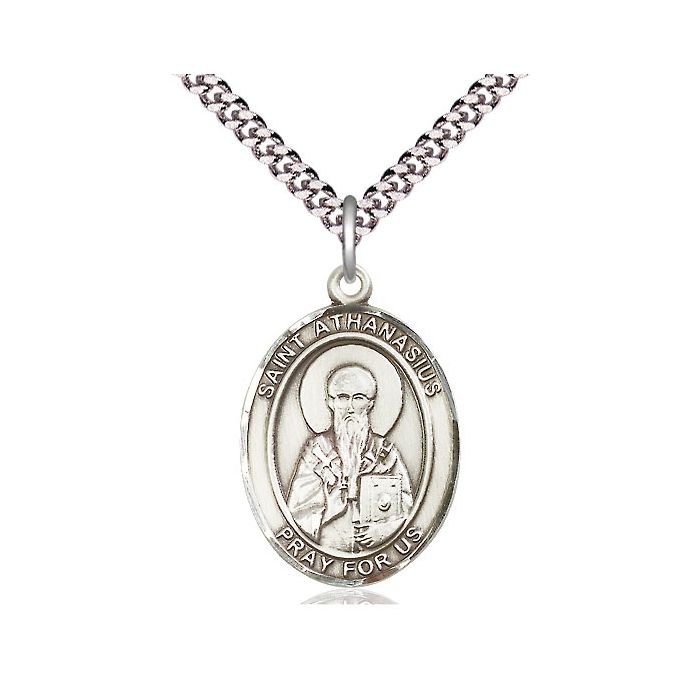 St. Athanasius Large Pendant