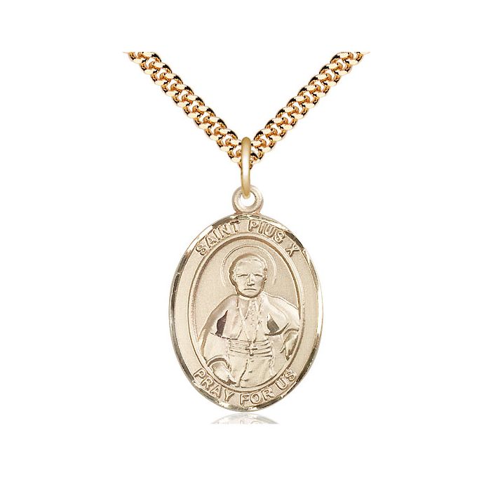 St. Pius X Large Pendant