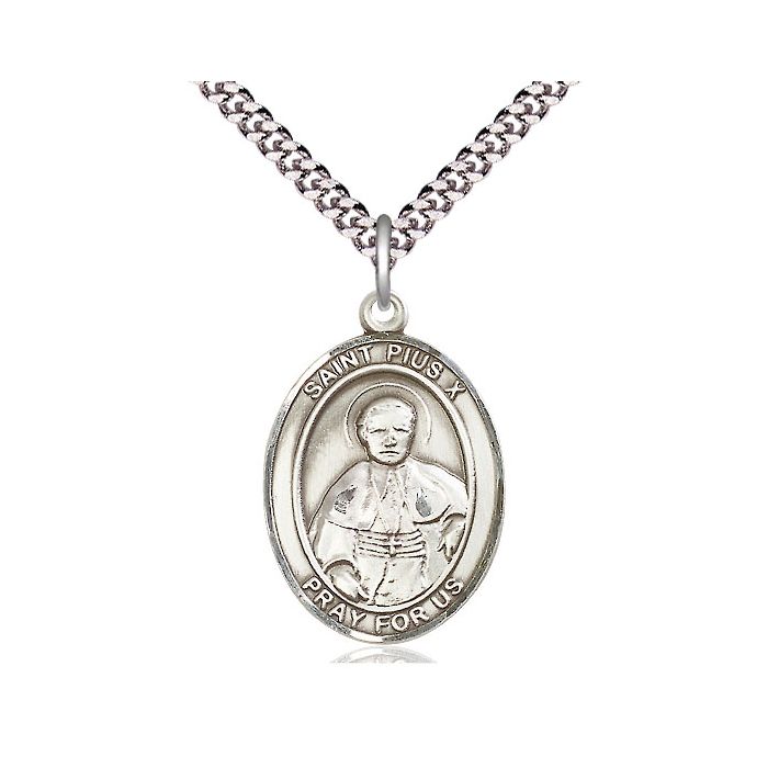 St. Pius X Large Pendant