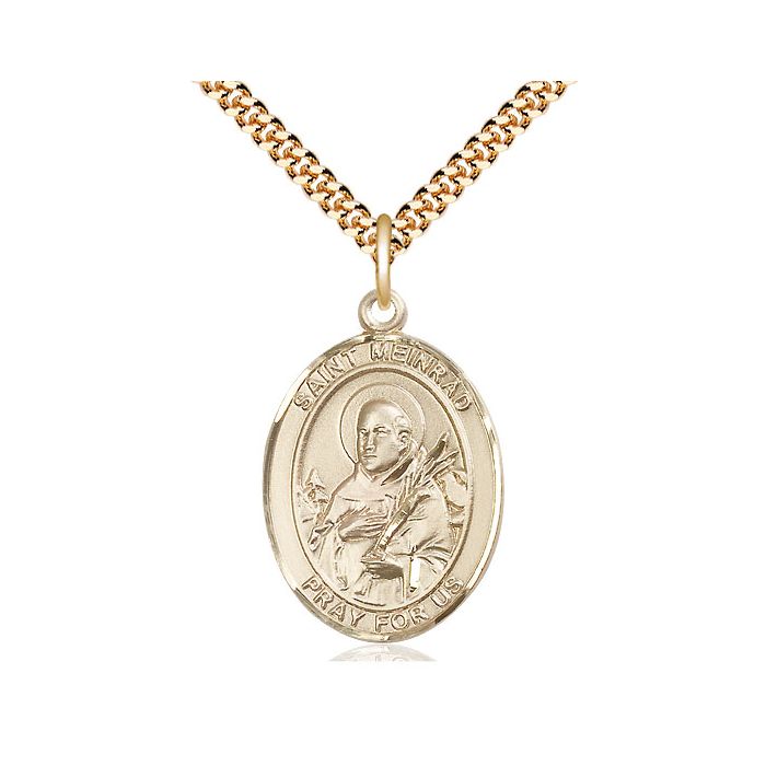 St. Meinrad of Einsideln Large Pendant